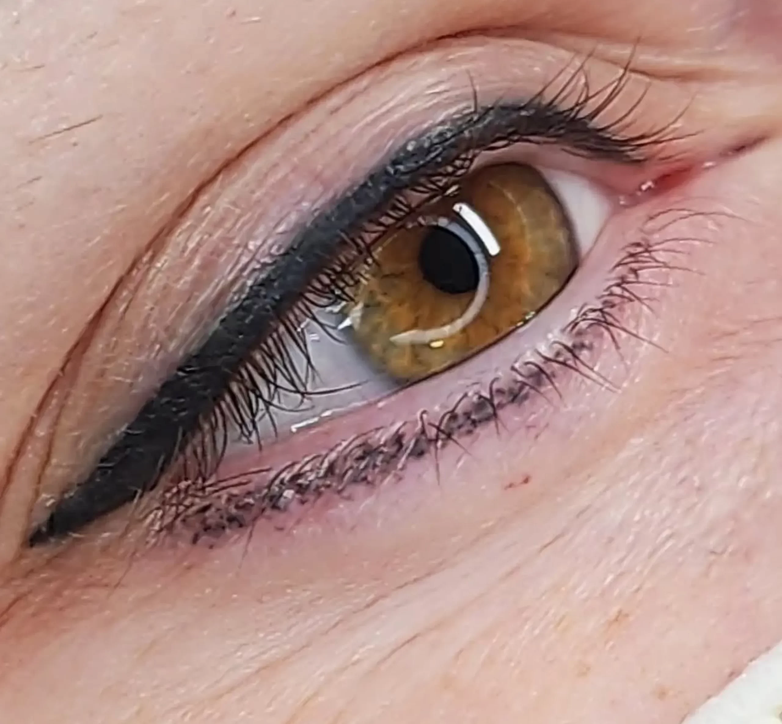 classic eyeliner tattoo